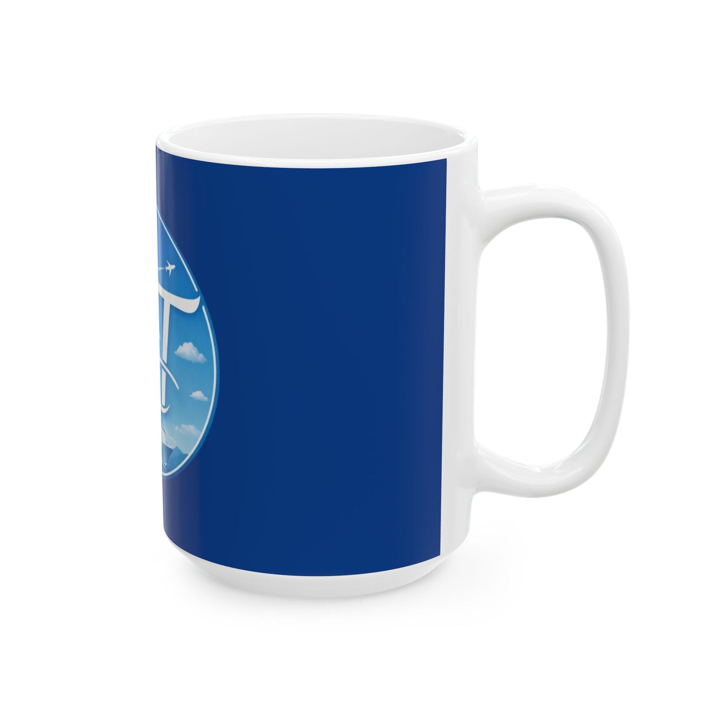 RT Coastal Logo Ceramic Mug — 11oz/15oz Coffee Cup