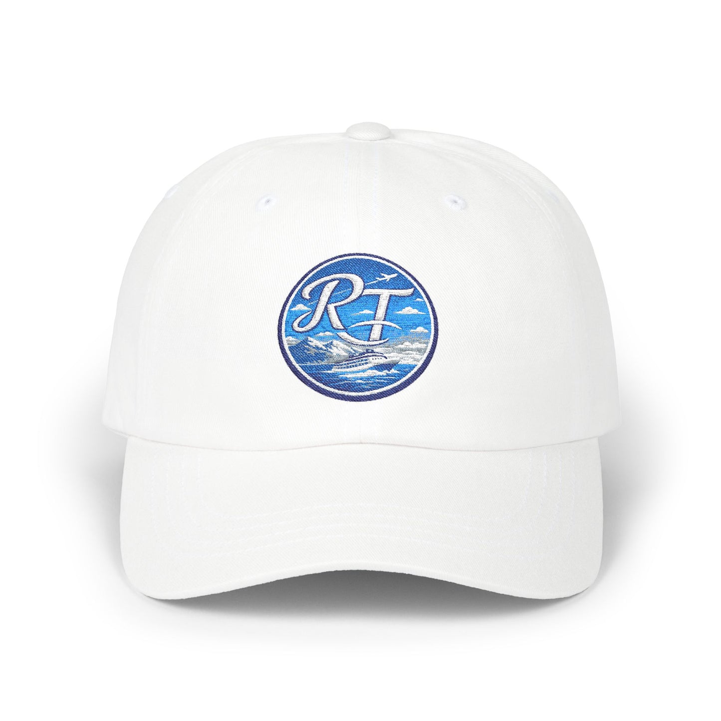 TikTok @rachels.travels2 Logo Dad Cap — Travel & Sunset Creator Hat