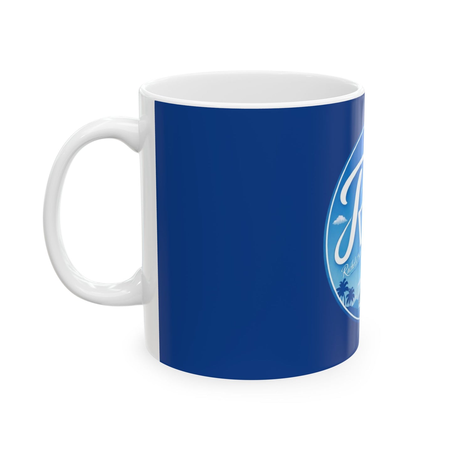 RT Coastal Logo Ceramic Mug — 11oz/15oz Coffee Cup