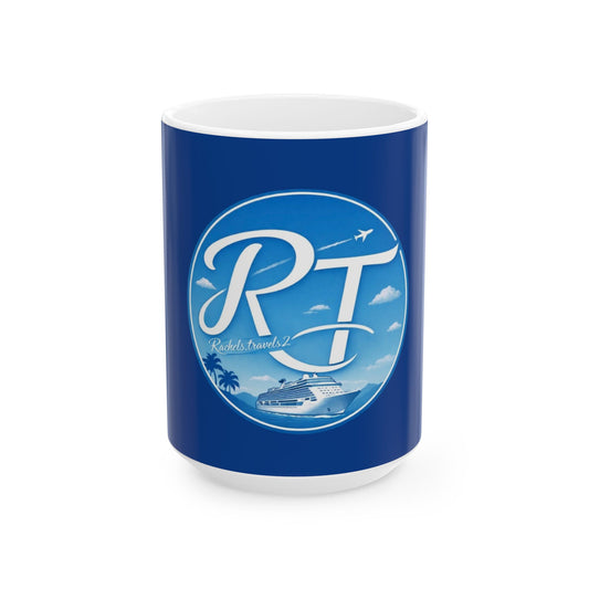 RT Coastal Logo Ceramic Mug — 11oz/15oz Coffee Cup
